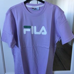 Fila Logo Mens T-shirt purple BNWT Small